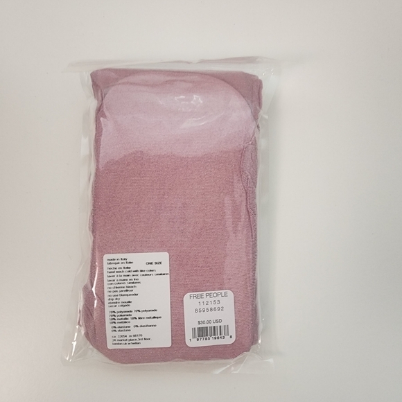 NWT Free People Pink All That Shimmers Tights - Picture 6 of 10